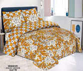 Single Bed Sheet Pair (Set) Pure Cotton-Design-788